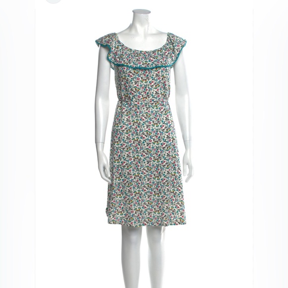 BODEN Bethany Off The Shoulder Dress Size 12R - Picture 2 of 11